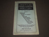 1919 AMERICAN TRAVEL & HOTEL DIRECTORY - U. S. EASTERN SECTION - KD 4288