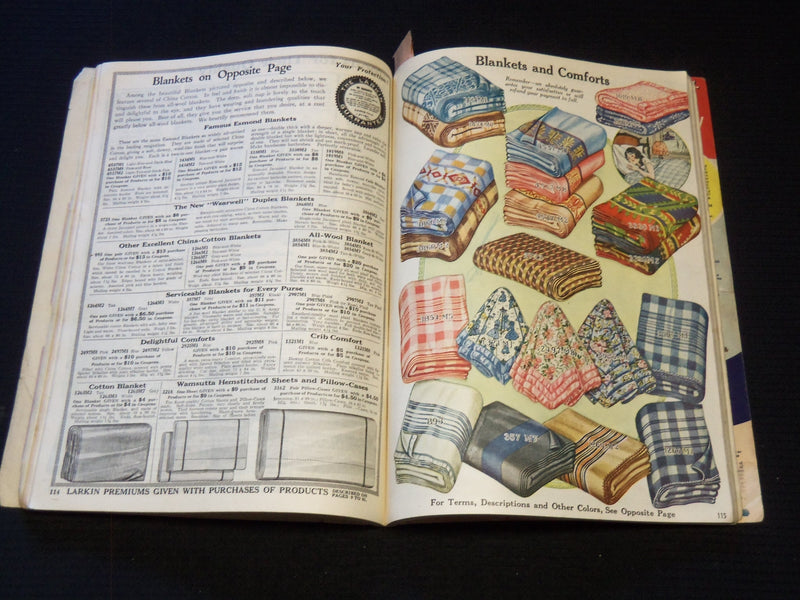 1923-1924 FALL & WINTER THE LARKIN PLAN CATALOG NO. 90 - SOFTCOVER - J 7869