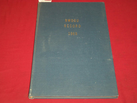 1969 RWDSU RECORD NEWSPAPER BOUND VOLUME NO. 16 - RETAIL - WHOLESALE - R 15D