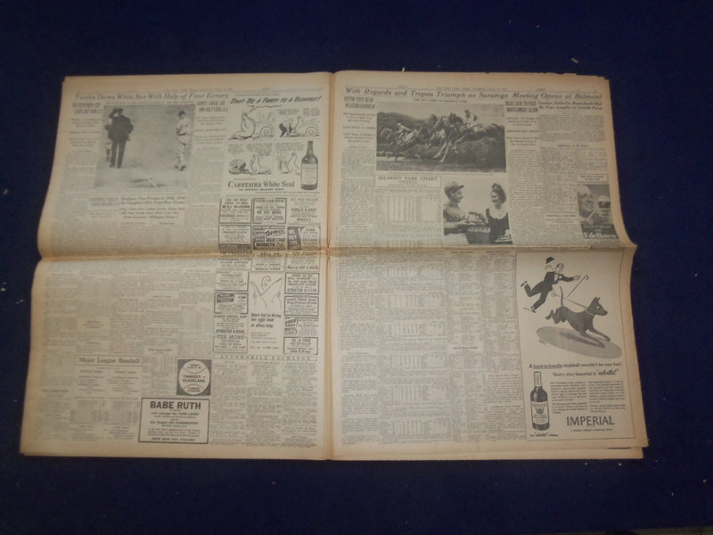 1943 JULY 27 NEW YORK TIMES - ITALY PUT UNDER MARTIAL LAW BY BADOGLIO - NP 6546