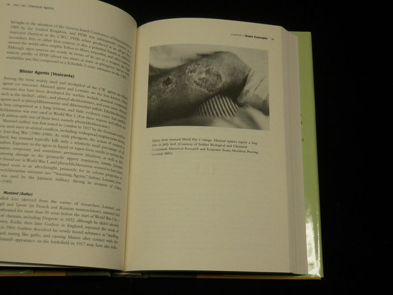 2002 CHEMICAL AND BIOLOGICAL WARFARE HARDCOVER BOOK BY ERIC CRODDY - KD 6549