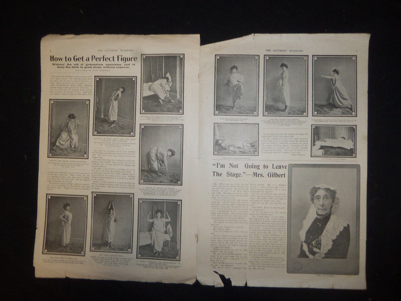 1901 DEC 28 NY SATURDAY STANDARD MAGAZINE ILLUSTRATED SUPPLEMENT NO. 1 - ST 3193