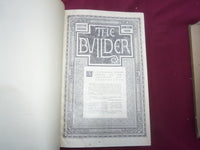 1928 JAN-DEC THE BUILDER U. K. MAGAZINE BOUND VOLUMES - 2 VOLS - FOLD OUTS- C 27