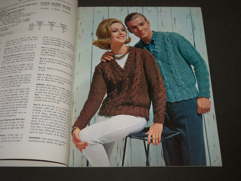 1963 BIG HITS IN BULKY KNITS CATALOGS VOLUME 73 - BIG SPICE YARN - ST 5136