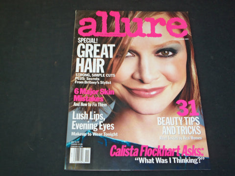 2001 NOVEMBER ALLURE MAGAZINE - CALISTA FLOCKHART - SP 5045