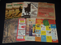 1965-1992 HUNTING AND OUTDOOR CATALOGS LOT OF 9 - NICE ILLUSTRATIONS - O 2596D