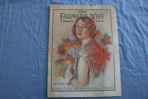 1926 OCTOBER THE FARMER'S WIFE MAGAZINE - ILLUSTRATIONS/STORIES/ADS - SP 4784G