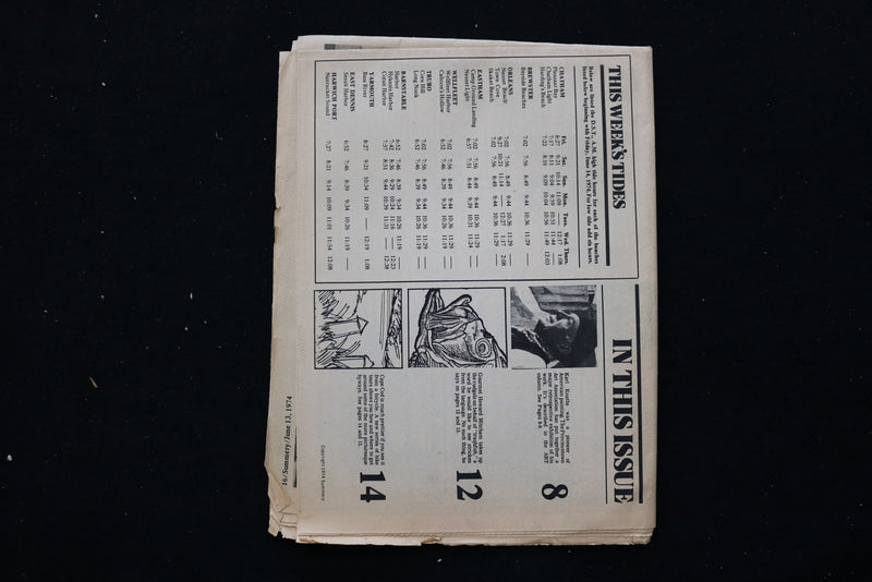 1974 JUN 13 CAPE CODDER SUMMERY MAGAZINE - BIKING THE BACKROADS COVER - SP 4192P