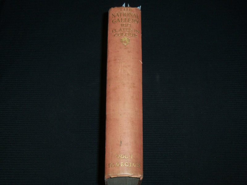 1900'S THE NATIONAL GALLERY HARDCOVER BOOK - 100 PLATES IN COLOUR - KD 7502
