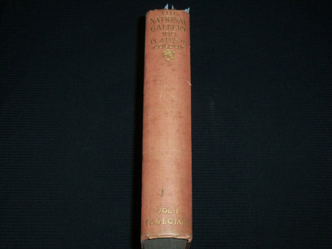 1900'S THE NATIONAL GALLERY HARDCOVER BOOK - 100 PLATES IN COLOUR - KD 7502
