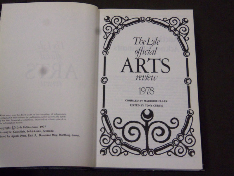 1978-1982 THE LYLE OFFICIAL ARTS REVIEW BY JENNIFER KNOX BOOK LOT OF 3 -KD 1983A