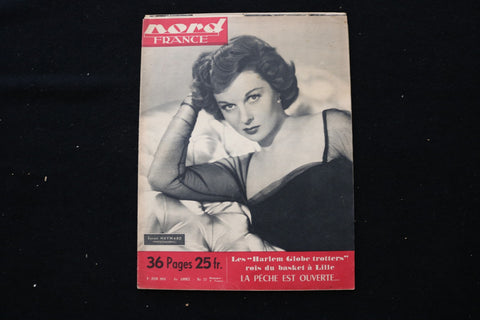1951 JUNE 9 NORD FRANCE MAGAZINE - SUSAN HAYWARD COVER - E 24969