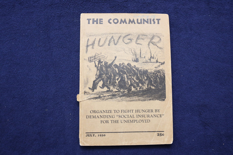 1930 JULY THE COMMUNIST MONTHLY PERIODICAL - K 474