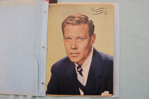 1940'S-1950'S DICK HAYMES SCRAPBOOKS - LOT OF 2 - MANY PHOTOS - E 26501