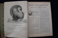 1892 NOVEMBER GOOD HOUSEKEEPING MAGAZINE - ILLUSTRATED COVER & STORIES - E 11740