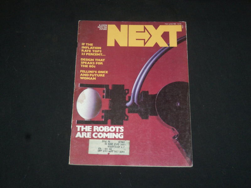 1980 MAY/JUNE NEXT MAGAZINE - THE ROBOTS ARE COMING - SP 6137