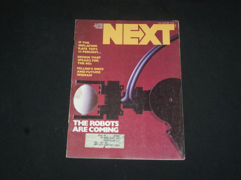 1980 MAY/JUNE NEXT MAGAZINE - THE ROBOTS ARE COMING - SP 6137