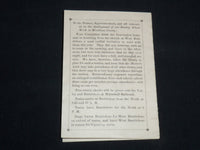 1885 WINDHAM COUNTY BAPTIST SUNDAY SCHOOL CONVENTION PROGRAM - J 9170
