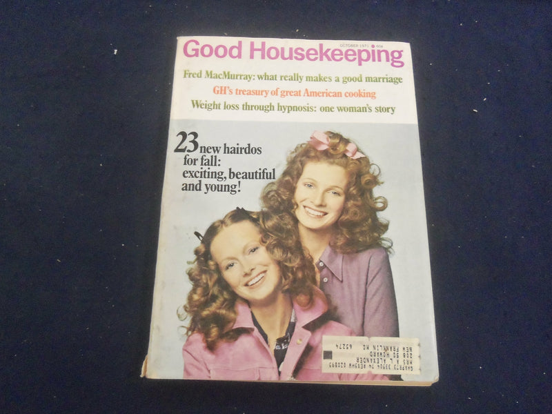 1971 OCTOBER GOOD HOUSEKEEPING MAGAZINE - NICE COVER, ARTICLES & ADS - F 252F