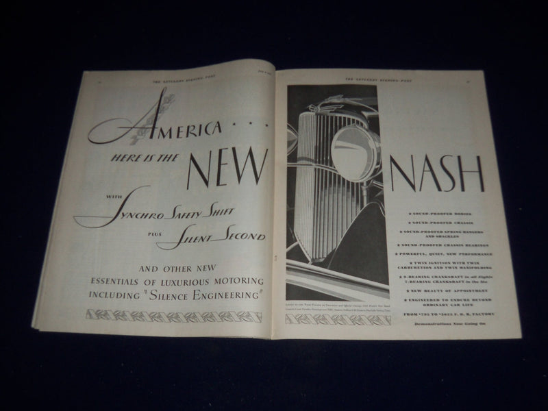 1931 JULY 4 THE SATURDAY EVENING POST MAGAZINE - ILLUSTRATED COVER -SP 1400