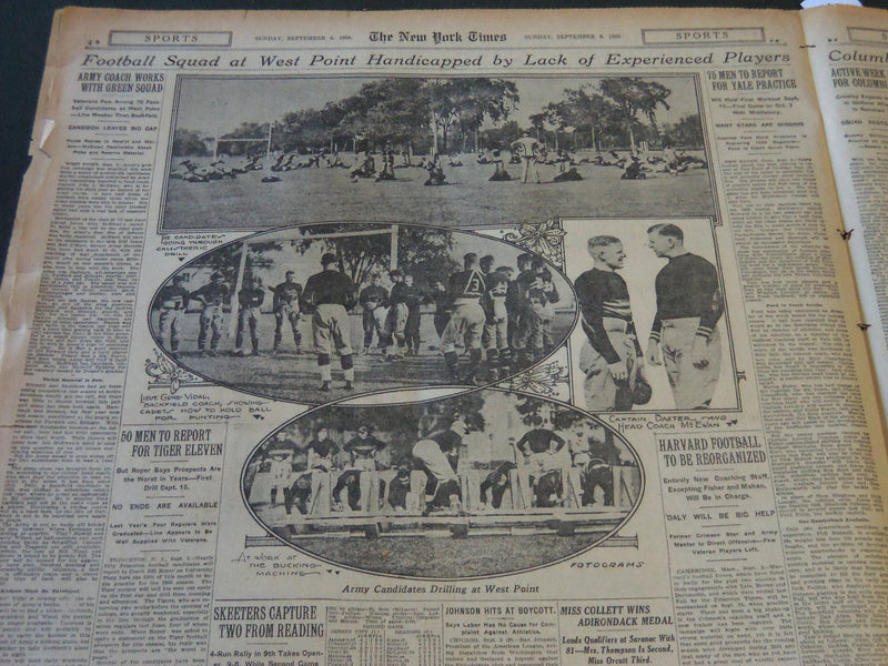 1925 SEPTEMBER 6 NEW YORK TIMES - JONES KEEPS TITLE BOROTRA UNCONSCIOUS- NT 6488