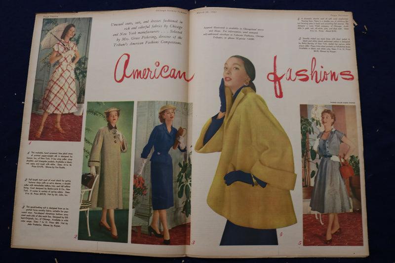 1952 MARCH 30 CHICAGO TRIBUNE MAGAZINE - JACK BENNY COVER - E 22875
