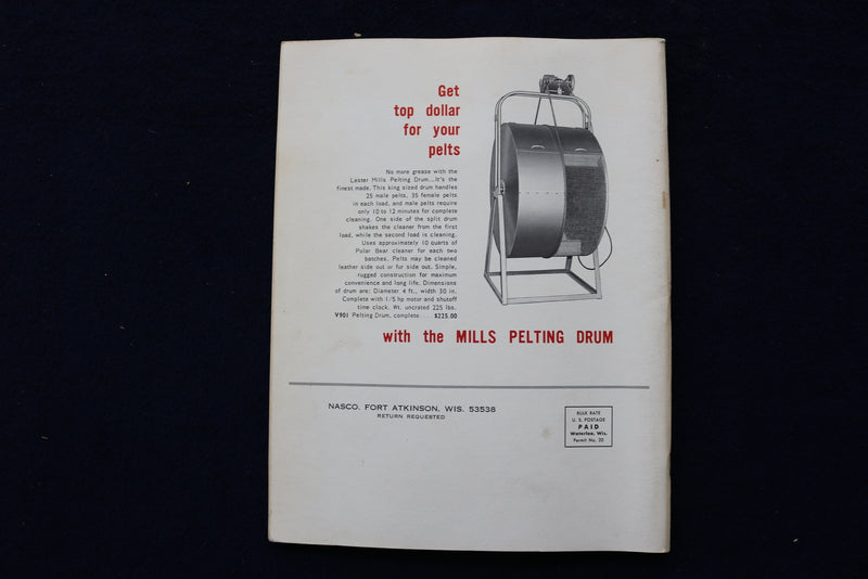1965 NASCO FUR FARM AND SMALL ANIMAL CATALOG - FORT ATKINSON, WISCONSIN - K 1464
