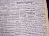 1947 MAY 6 NEW YORK TIMES - PULTIZER PRIZES AWARDED - NT 3285