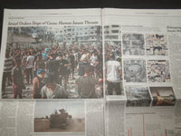 2023 OCTOBER 10 NEW YORK TIMES - ISRAEL ORDERS SIEGE; HAMAS ISSUES THREATS