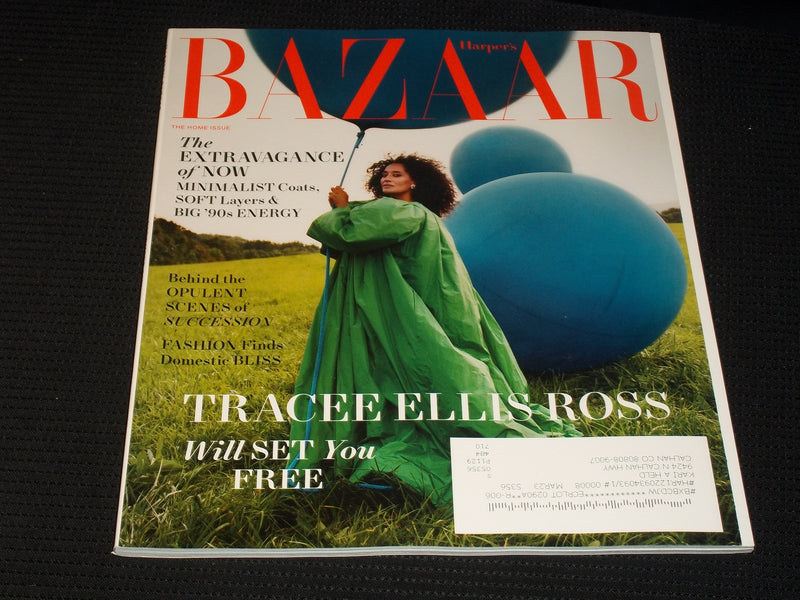 2021 NOVEMBER HARPER'S BAZAAR MAGAZINE - TRACEE ELLIS ROSS FRONT COVER - E 2704
