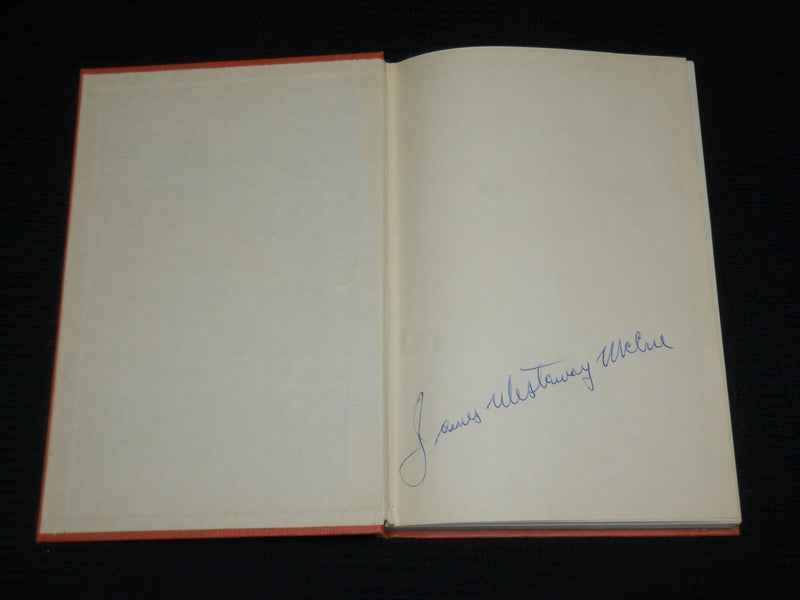 1946 DEEP HARVEST HARDCOVER BOOK SIGNED BY JAMES WESTAWAY MCCUE - KD 7379