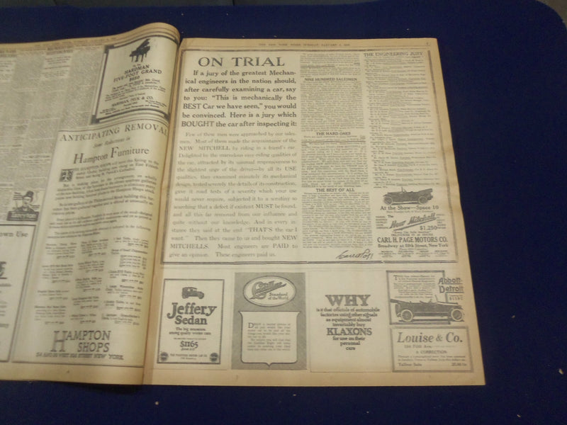 1916 JANUARY 4 NEW YORK TIMES - SUBMARINES SINK FORE MORE SHIPS - NT 9051