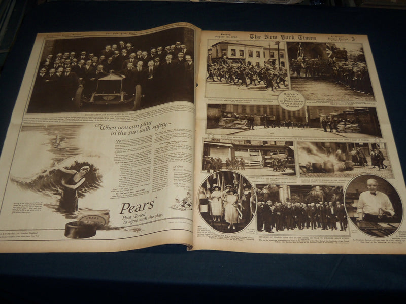 1920 AUGUST 15 NEW YORK TIMES PICTURE SECTION - FRANKLIN ROOSEVELT - NT 8783