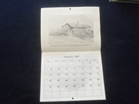 1987 HISTORICAL CALENDAR - JACKSON COUNTY, IOWA HISTORICAL SOCIETY - J 8369