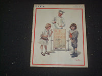 1913 AUGUST 21 LIFE MAGAZINE - THE HIGH COST OF LIVING- ICE CREAM CONES- ST 6491