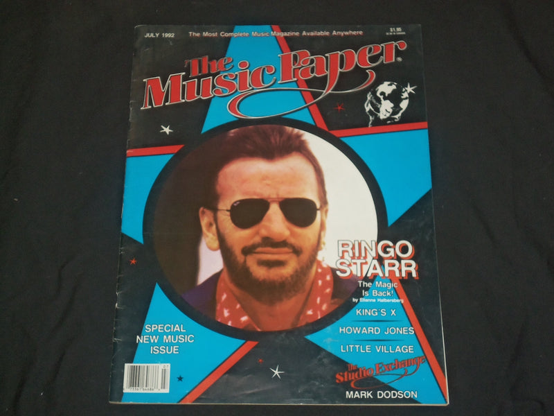 1992 JULY THE MUSIC PAPER MAGAZINE - RINGO STAR COVER - B 895