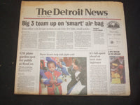 1996 DEC 19 THE DETROIT NEWS NEWSPAPER -BIG 3 TEAM UP ON SMART AIR BAG - NP 7708