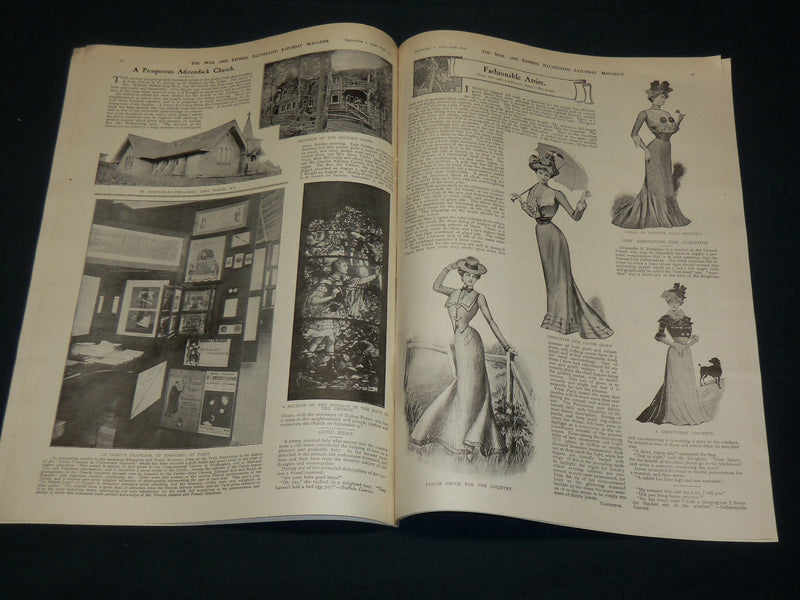 1900 THE MAIL AND EXPRESS ILLUSTRATED MAGAZINE LOT OF 4 - NEW YORK - NP 2399R