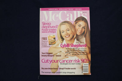 2001 MARCH MCCALL'S MAGAZINE - CYBILL SHEPHERD COVER - E 18168