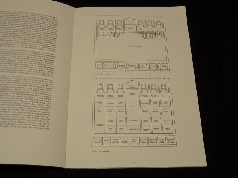 1980'S DUCCIO'S MAESTA SOFTCOVER BOOK BY ENZO CARLI - NICE PRINTS - KD 4814E
