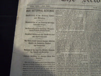 1865 JUNE 26 NEW YORK TIMES NEWSPAPER - OUR INTERNAL REVENUE - NP 3995