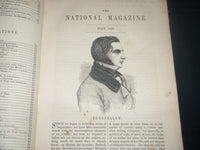 1853-1858 THE NATIONAL MAGAZINE BOUND VOLUME LOT OF 5 - NICE ILLUS. - KD 2011