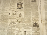 1871 PORTLAND TRANSCRIPT NEWSPAPER LOT OF 14 ISSUES - MAINE - NP 3297Q