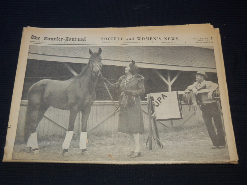 1948 MAY 2 THE COURIER-JOURNAL NEWSPAPER SECTION 2 - KENTUCKY DERBY - NP 5817