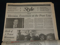 1991 JAN 17 WASHINGTON POST NEWSPAPER - U. S. LAUNCHES MASSIVE AIR WAR- NP 4916