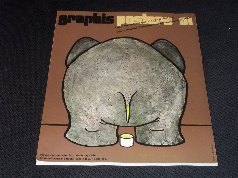 1980 #212 GRAPHIS MAGAZINE VERY NICE COVER ART & INSIDE PAGES - E 869