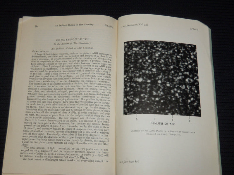 1937-1953 THE OBSERVATORY MONTHLY REVIEW OF ASTRONOMY MAGAZINE LOT OF 20- O 2827