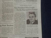 2021 APRIL 20 NEW YORK TIMES - CHAUVIN TRIAL GOES TO JURY - WALTER MONDALE DIED