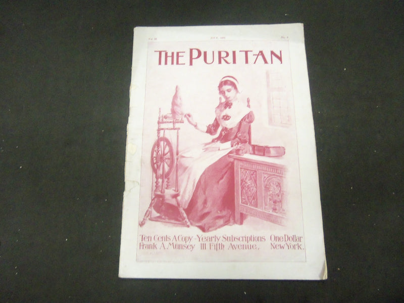 1898 JULY THE PURITAN MAGAZINE - GREAT ILLUSTRATIONS -ST 804