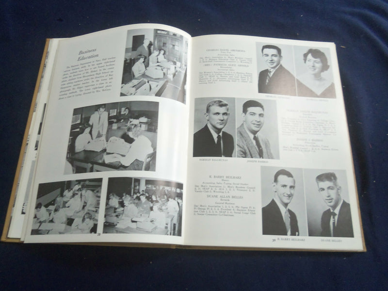 1958 ORBITER BLOOMSBURG STATE TEACHERS COLLEGE YEARBOOK- BLOOMSBURG, PA- YB 2654